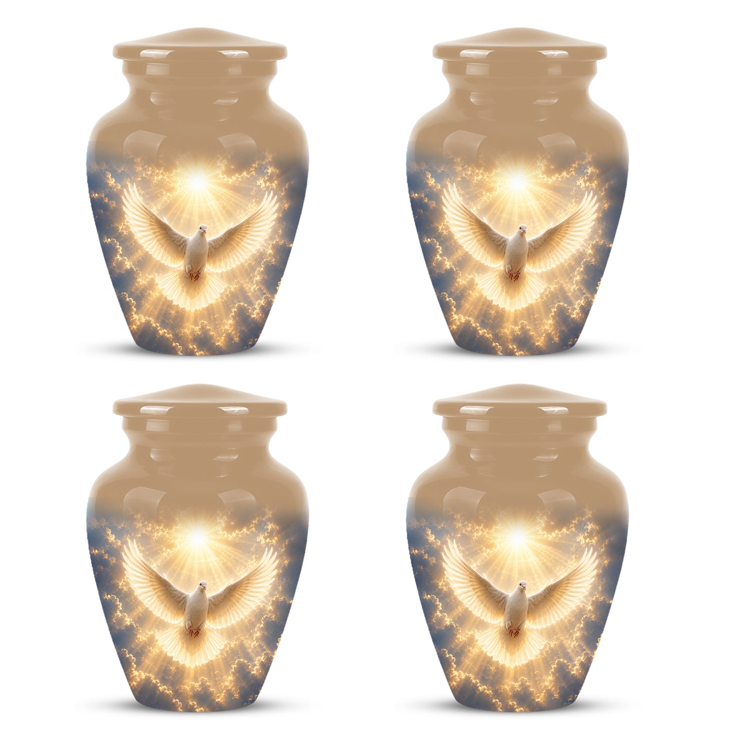 Flying Dove Cremation Urn - Custom Handcrafted Urn For Human Ashes
