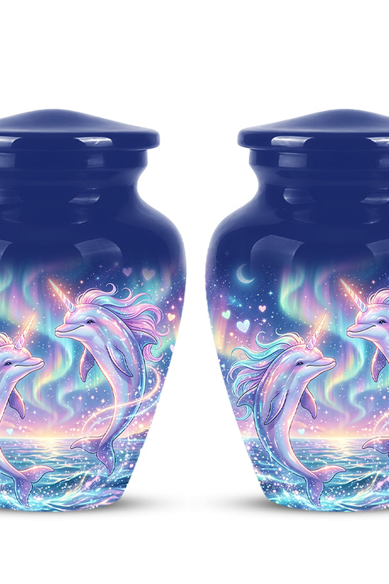 Baby Dolphin Cremation Urn - Personalized Artistic Urns For Human Ashes