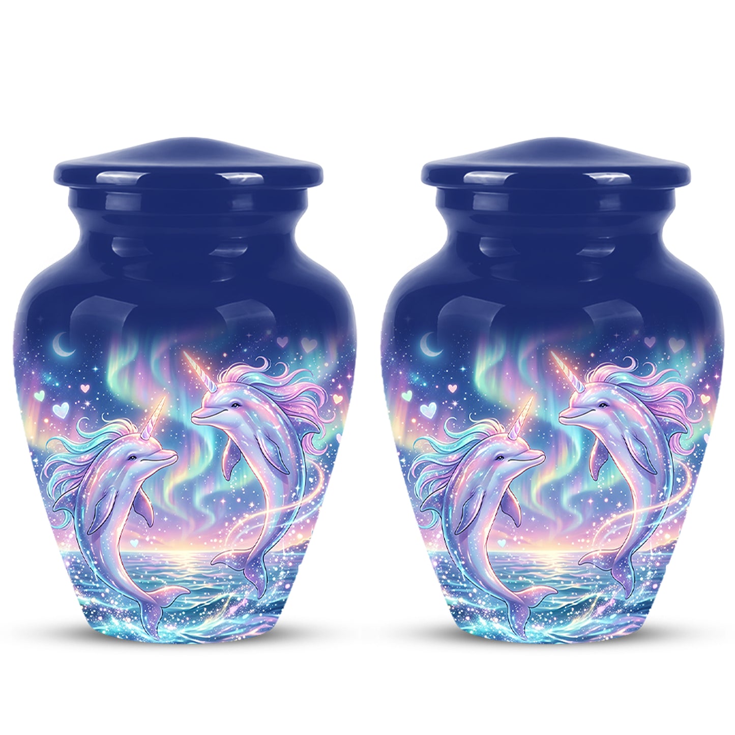 Baby Dolphin Cremation Urn - Personalized Artistic Urns For Human Ashes