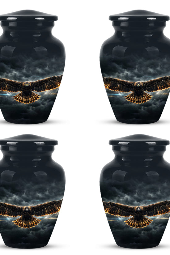 Flying Eagle Memorial Urn - Handcrafted Custom Urns For Human Ashes