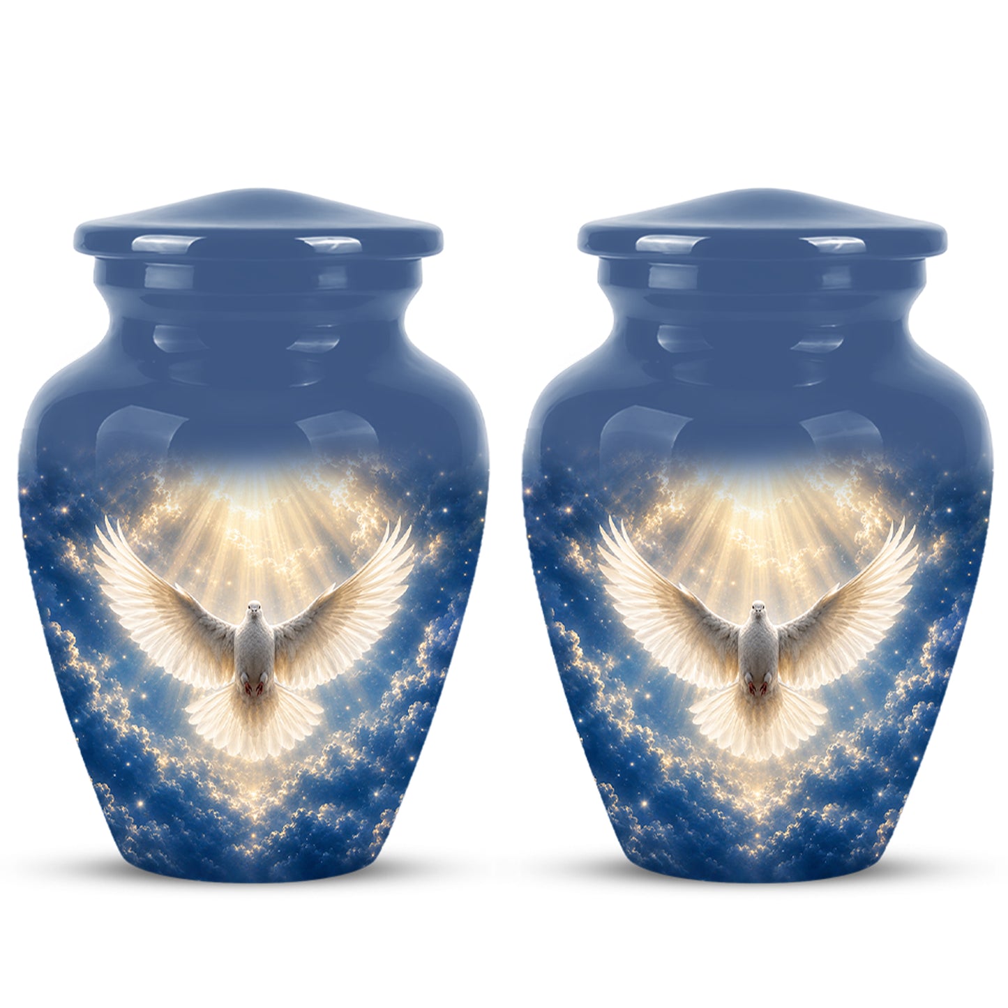 White Dove Cremation Urn - Beautifully Handcrafted Urns For Ashes