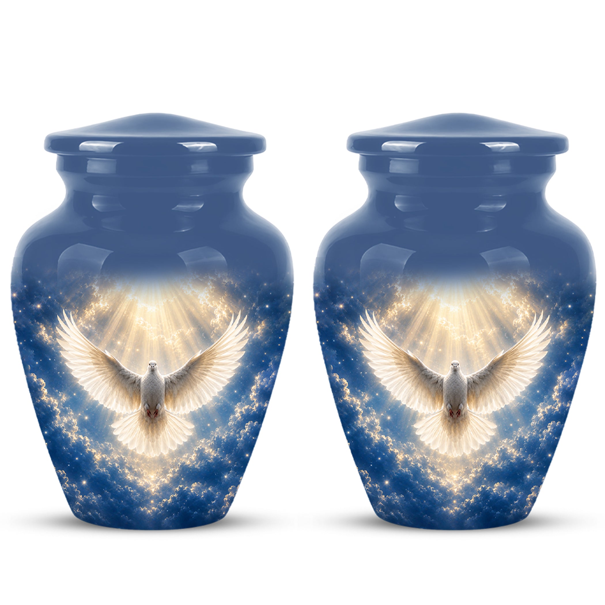 White Dove Cremation Urn - Beautifully Handcrafted Urns For Ashes