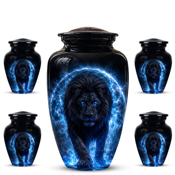 10 inch Large Urn with 4 Keepsake 3 inch