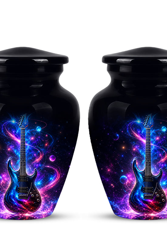 Electric Guitar Cremation Urn - Guitar Memorial Urns For Music Lovers
