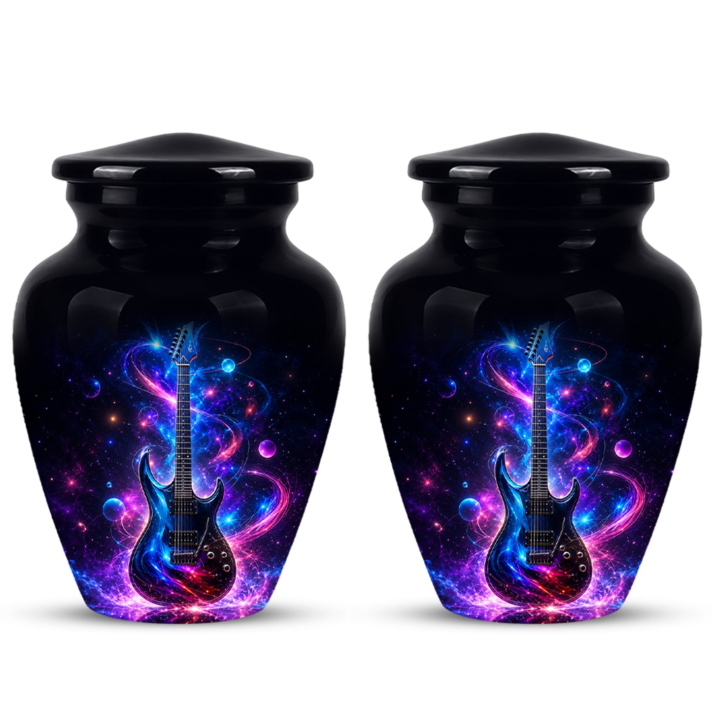 Electric Guitar Cremation Urn - Guitar Memorial Urns For Music Lovers