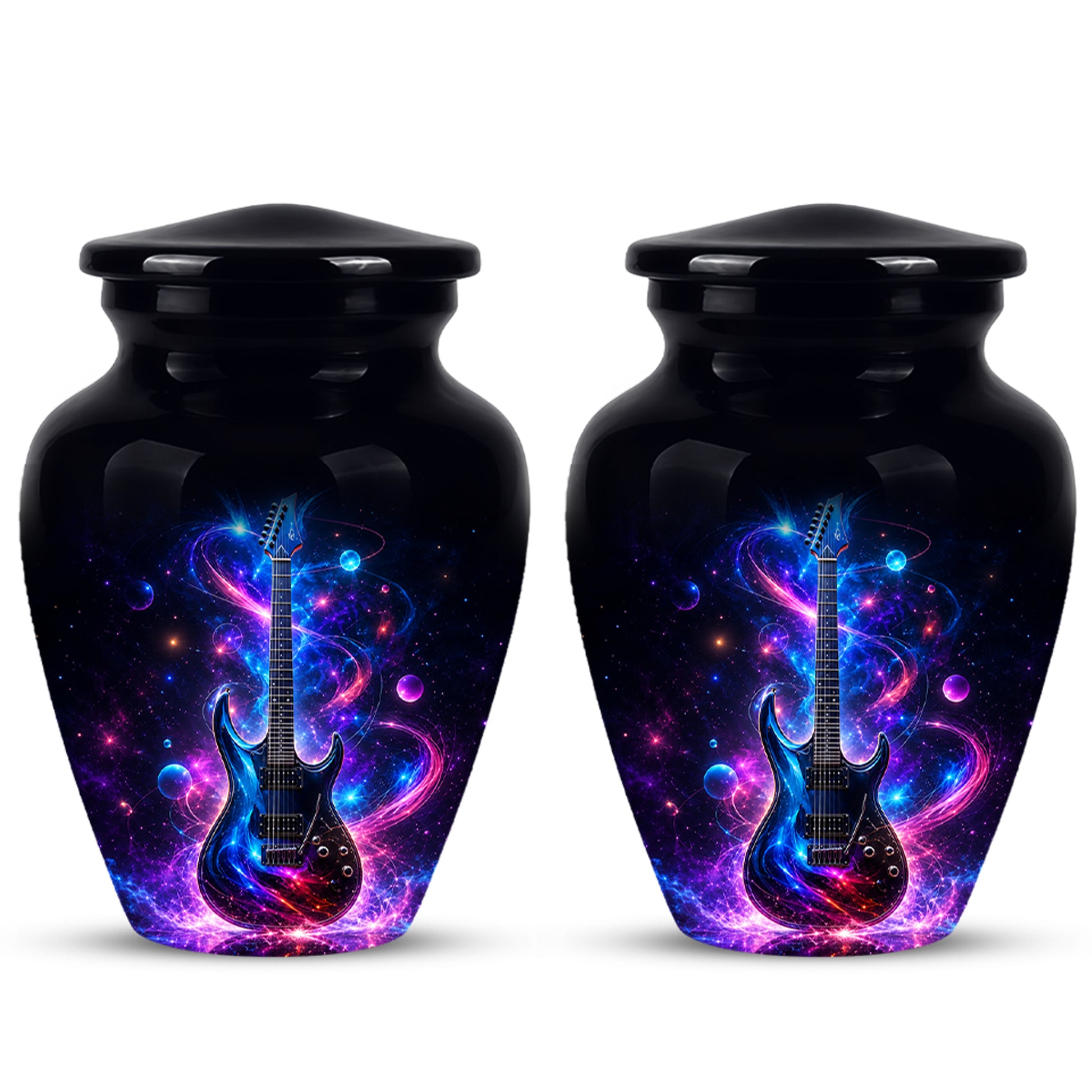Electric Guitar Cremation Urn - Guitar Memorial Urns For Music Lovers