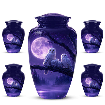 10 inch Large Urn with 4 Keepsake 3 inch