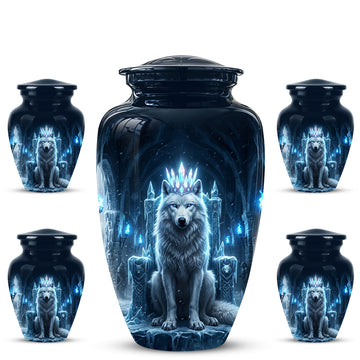 10 inch Large Urn with 4 Keepsake 3 inch