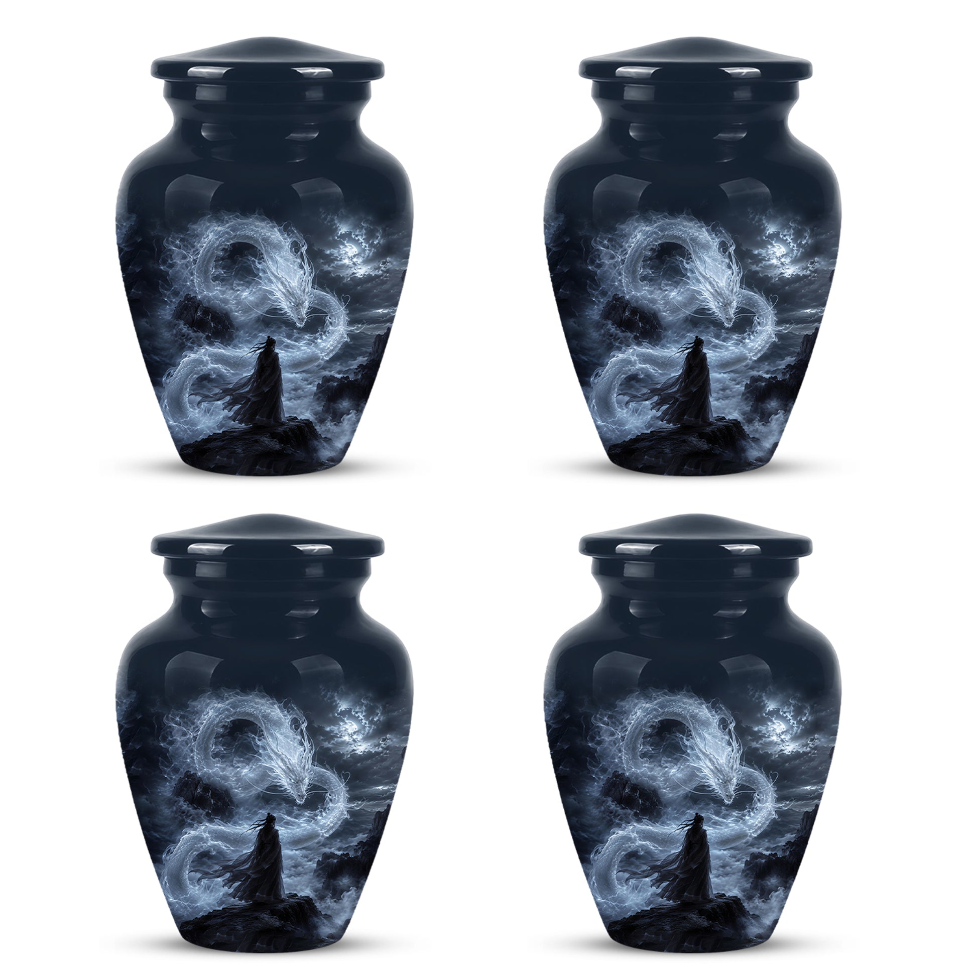 Dragon Cremation Urn - Mythical Dragon Memorial Urns For Human Ashes
