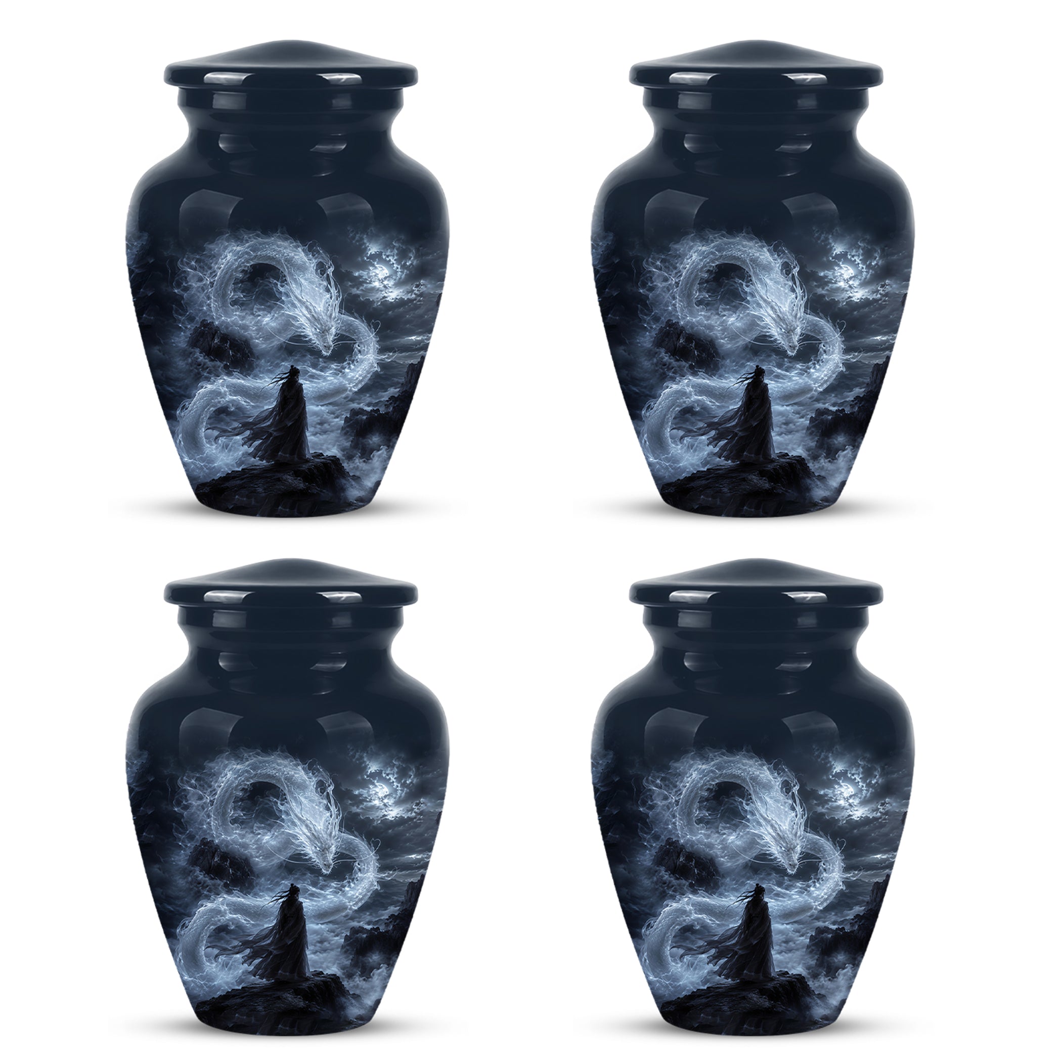 Dragon Cremation Urn - Mythical Dragon Memorial Urns For Human Ashes