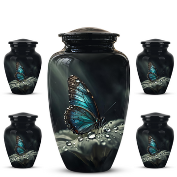 10 inch Large Urn with 4 Keepsake 3 inch