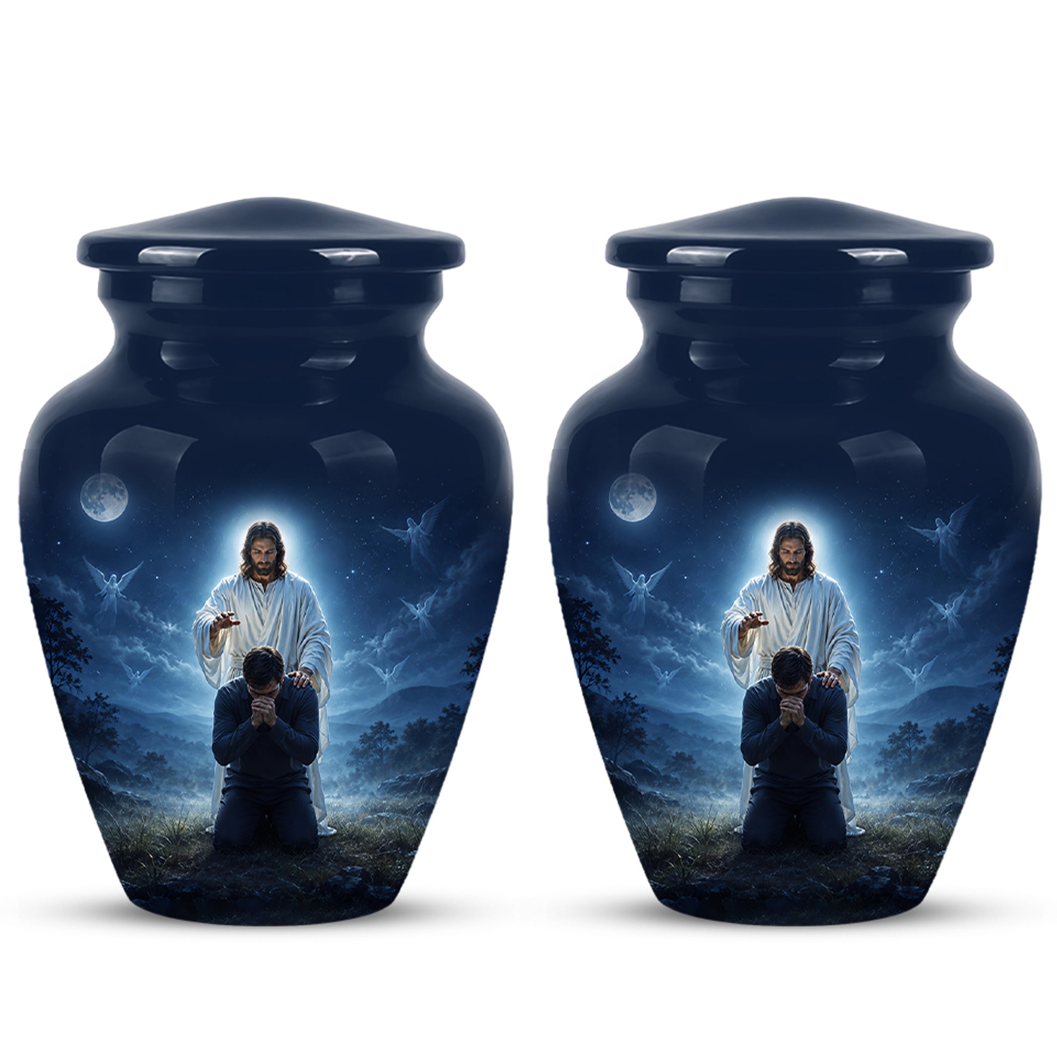 Jesus In Gethsemane Cremation Urn - Spiritual Urns To Tribute Ashes