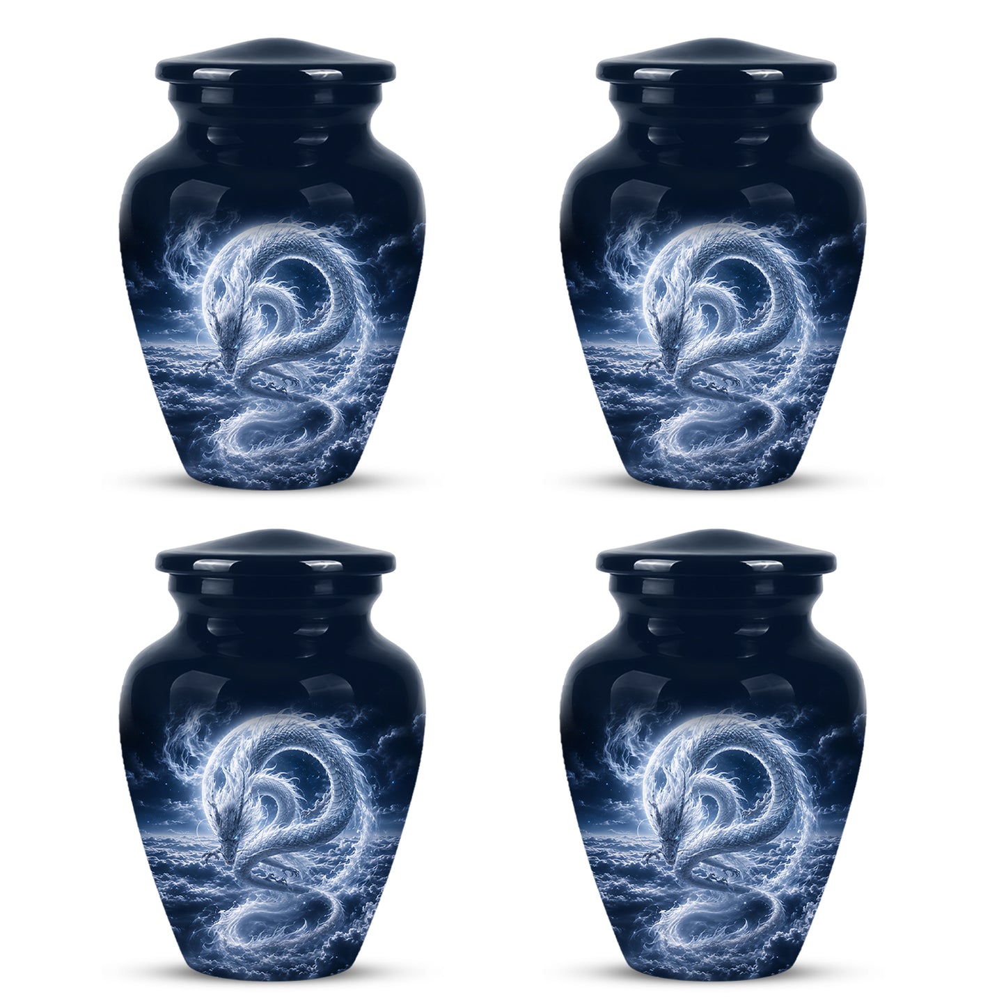 Dragon Cremation Urn - Unique Custom Memorial Urn For Human Ashes
