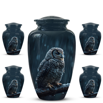 10 inch Large Urn with 4 Keepsake 3 inch