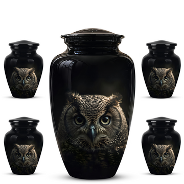 10 inch Large Urn with 4 Keepsake 3 inch