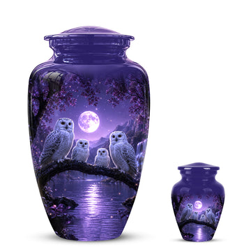 10 inch Large Urn with 1 Keepsake 3 inch