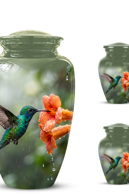 Hummingbird Memorial Urn for Ashes – Nature Inspired Design On Sale