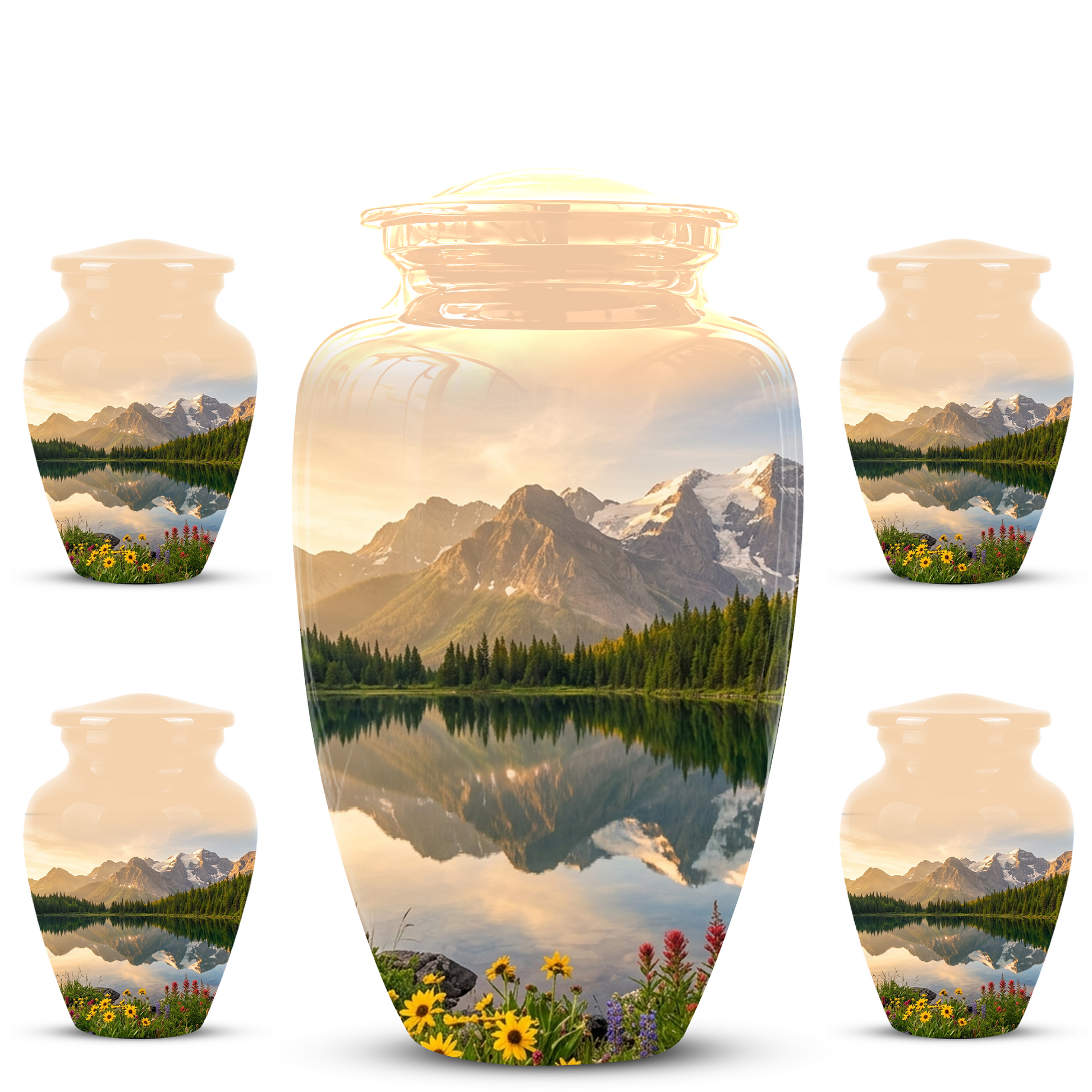 Mountain Cremation Urns For Ashes - Beautiful Funeral Urns For Nature Lovers
