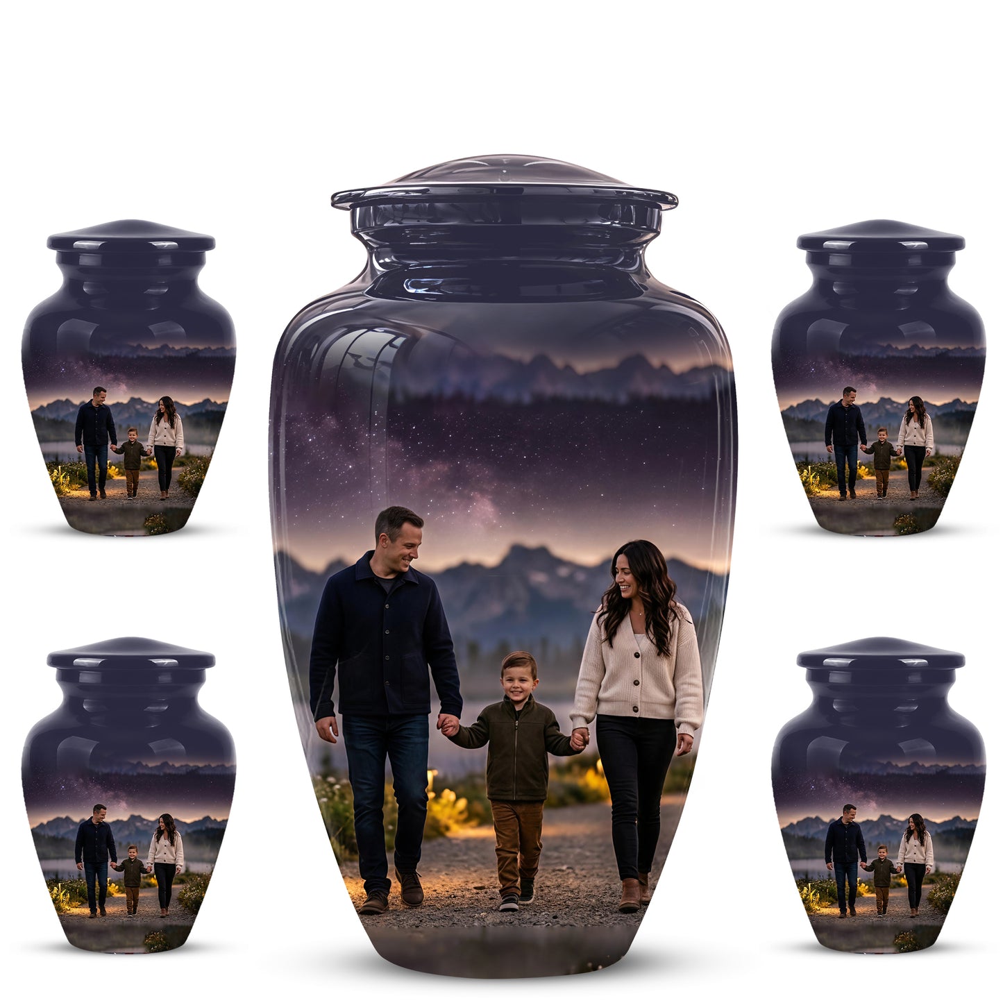 Father, Son & Mother Memorial Urn - Beautiful Tribute Urns For Loved Ones