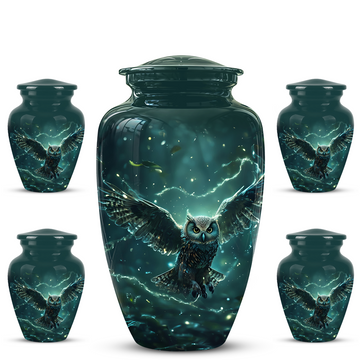 10 inch Large Urn with 4 Keepsake 3 inch