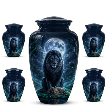 10 inch Large Urn with 4 Keepsake 3 inch