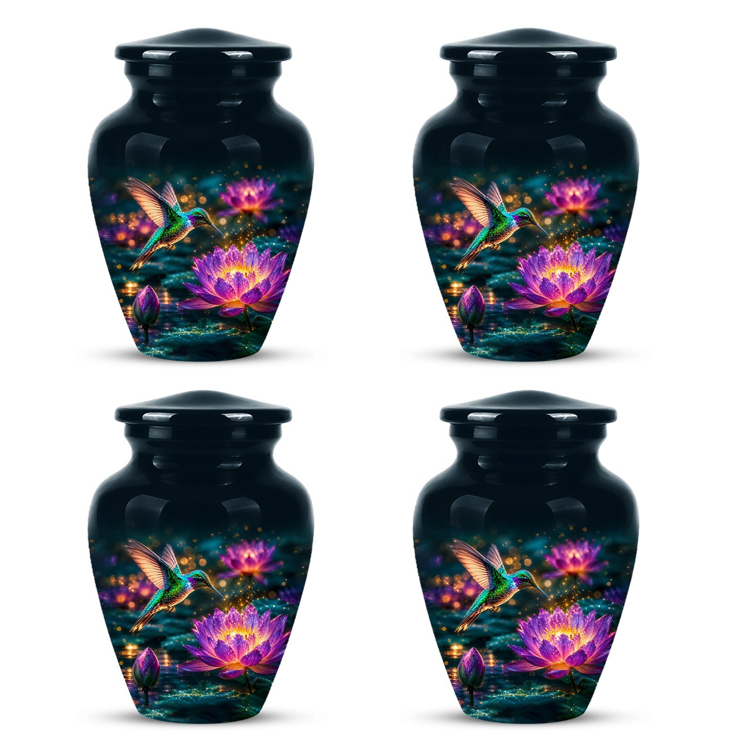 Beautiful Handcrafted Hummingbird Urn - Custom Memorial Urns For Ashes