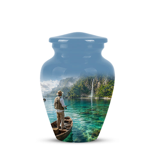 Fishing Boat Memorial Urn - Artistic Landscape Urns For Human Ashes