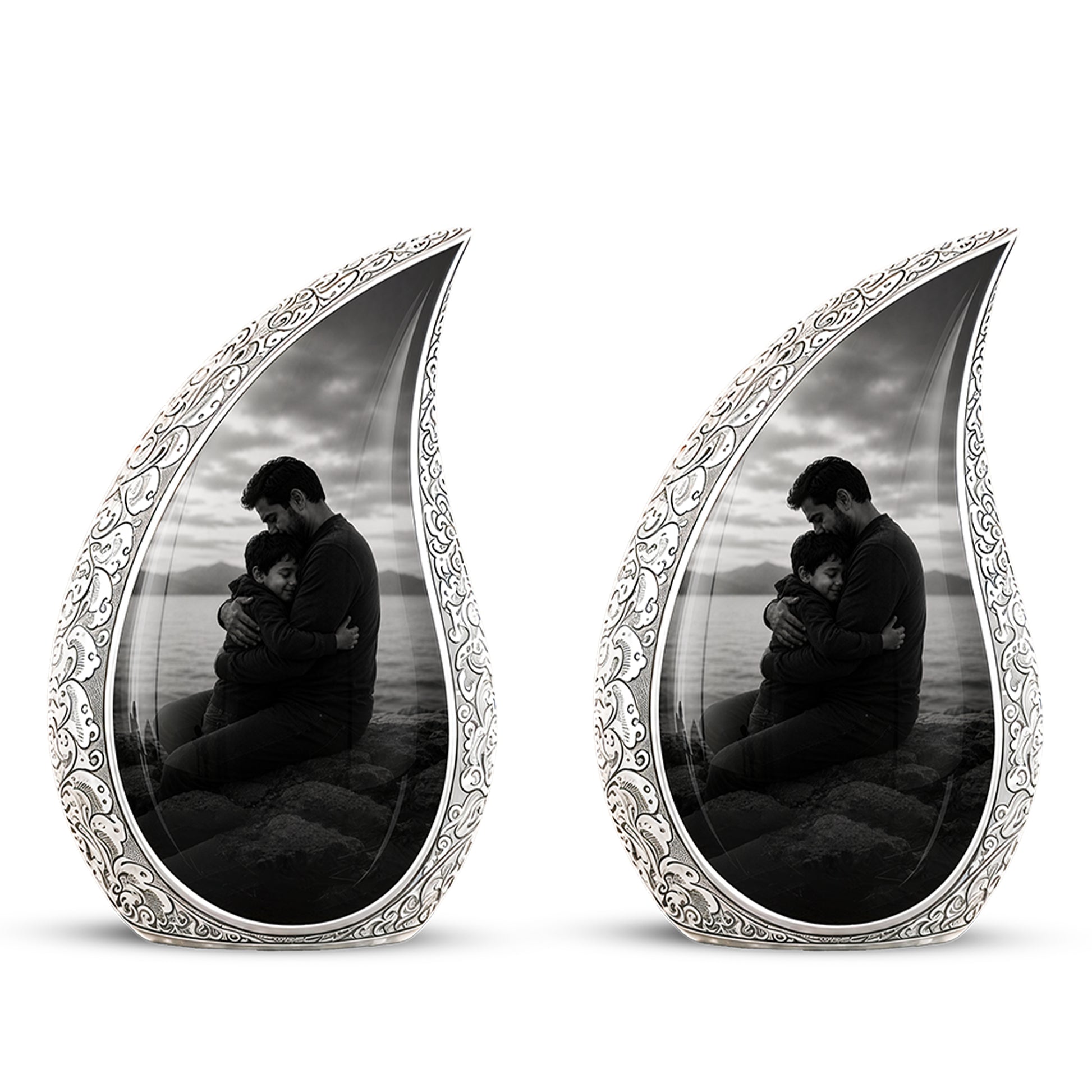 Personalized Father Cremation Urn - Memorial Tribute Urns For Fathers