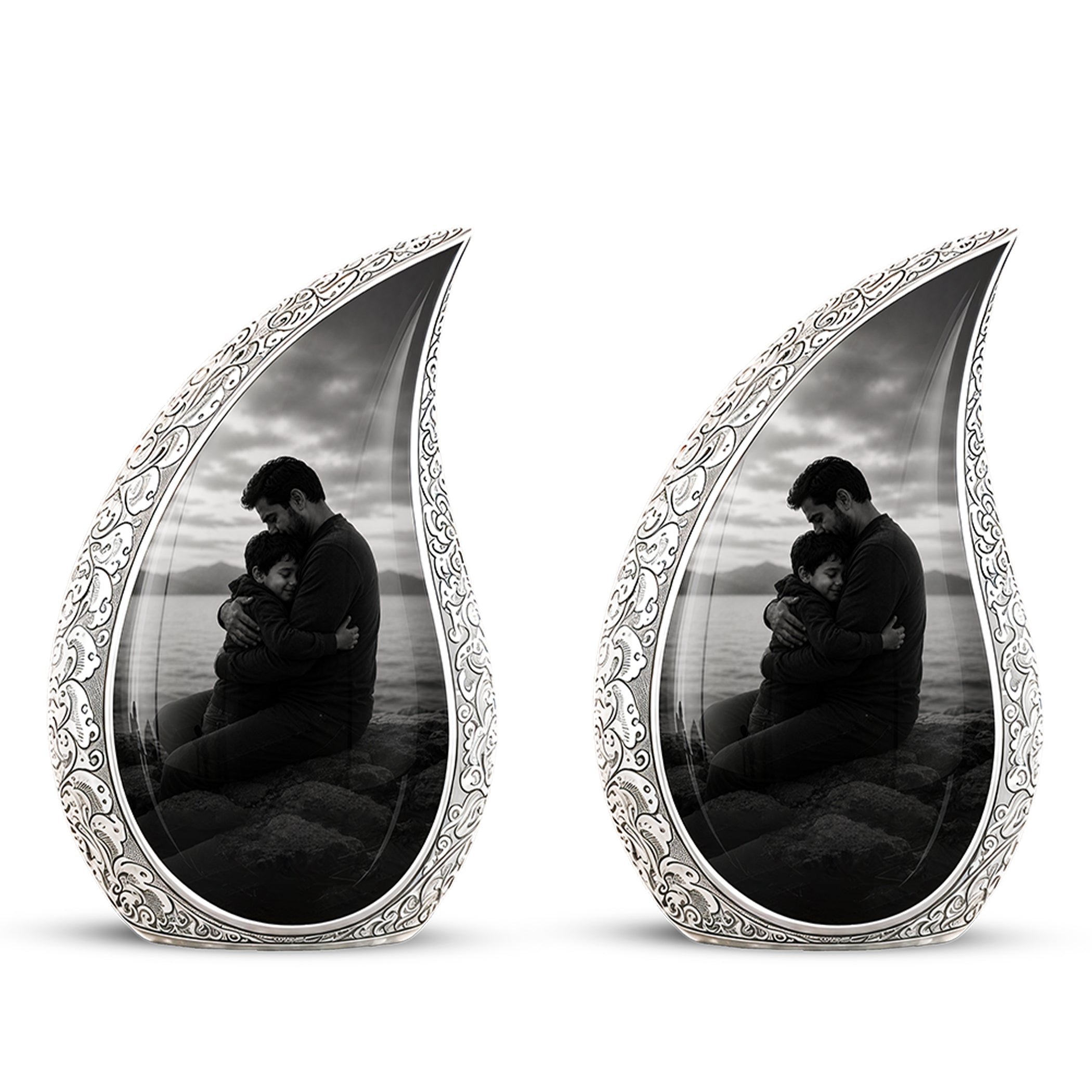 Personalized Father Cremation Urn - Memorial Tribute Urns For Fathers