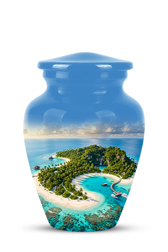 Beach Memorial Urns For Human Ashes - Custom Handmade Urns For Ashes