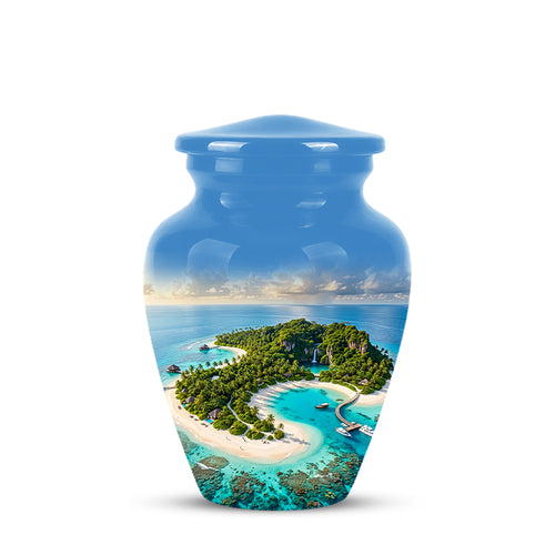 Beach Memorial Urns For Human Ashes - Custom Handmade Urns For Ashes