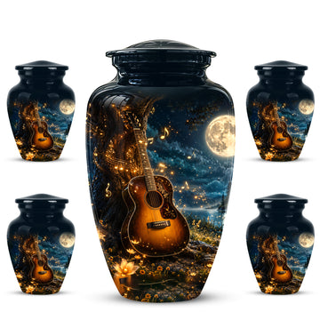 10 inch Large Urn with 4 Keepsake 3 inch