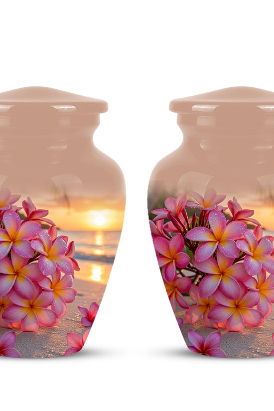 Personalized Flower Cremation Urn - Premium Adult Memorial Urn On Sale