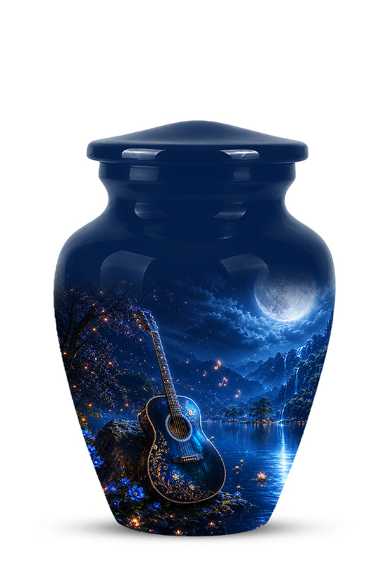 Acoustic Guitar Cremation Urn - Custom Guitar Urns For Human Ashes