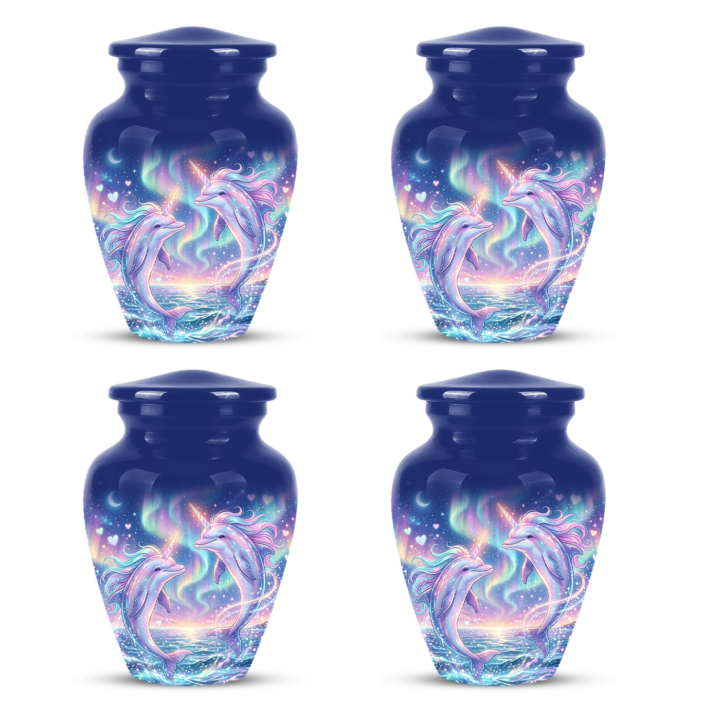 Baby Dolphin Cremation Urn - Personalized Artistic Urns For Human Ashes