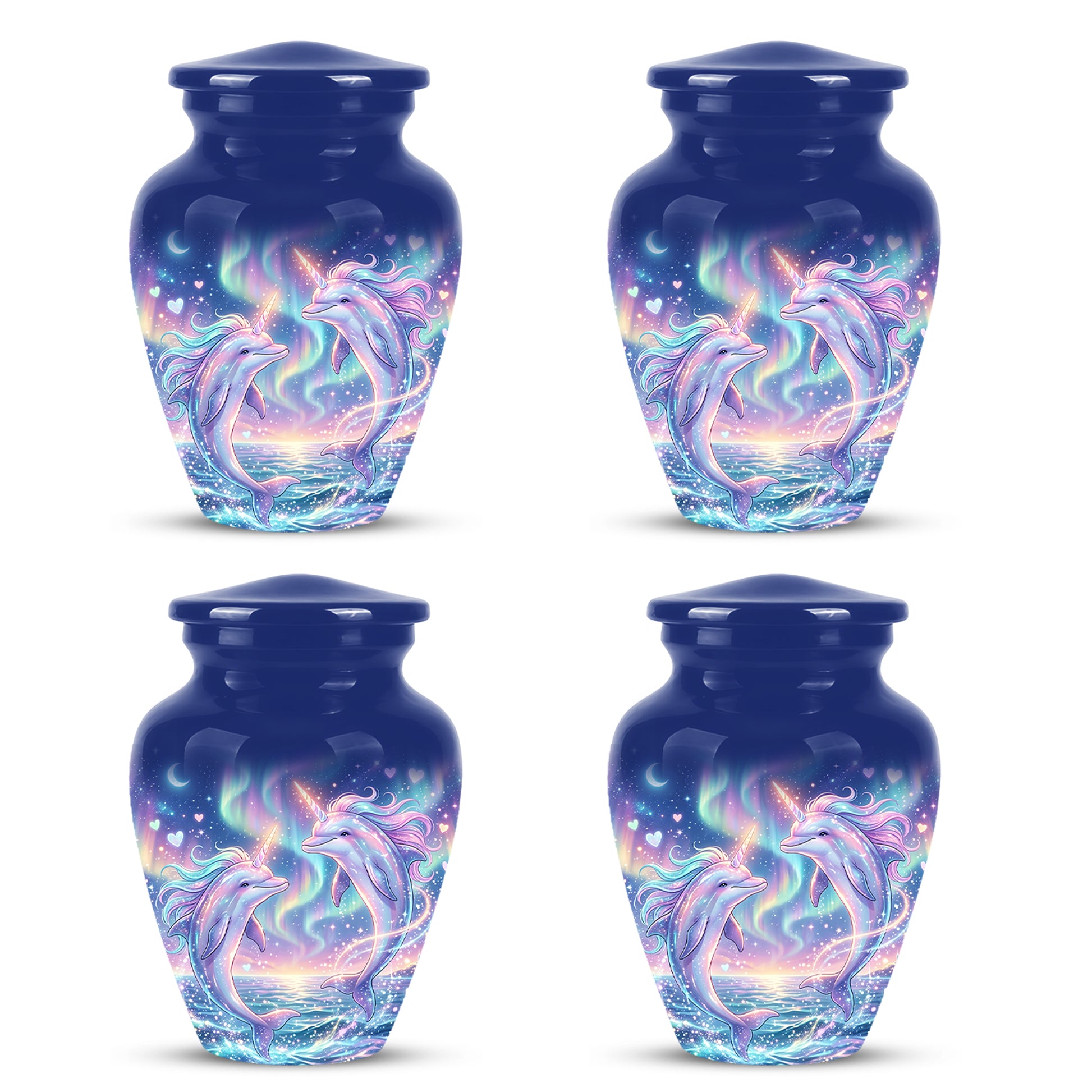 Baby Dolphin Cremation Urn - Personalized Artistic Urns For Human Ashes