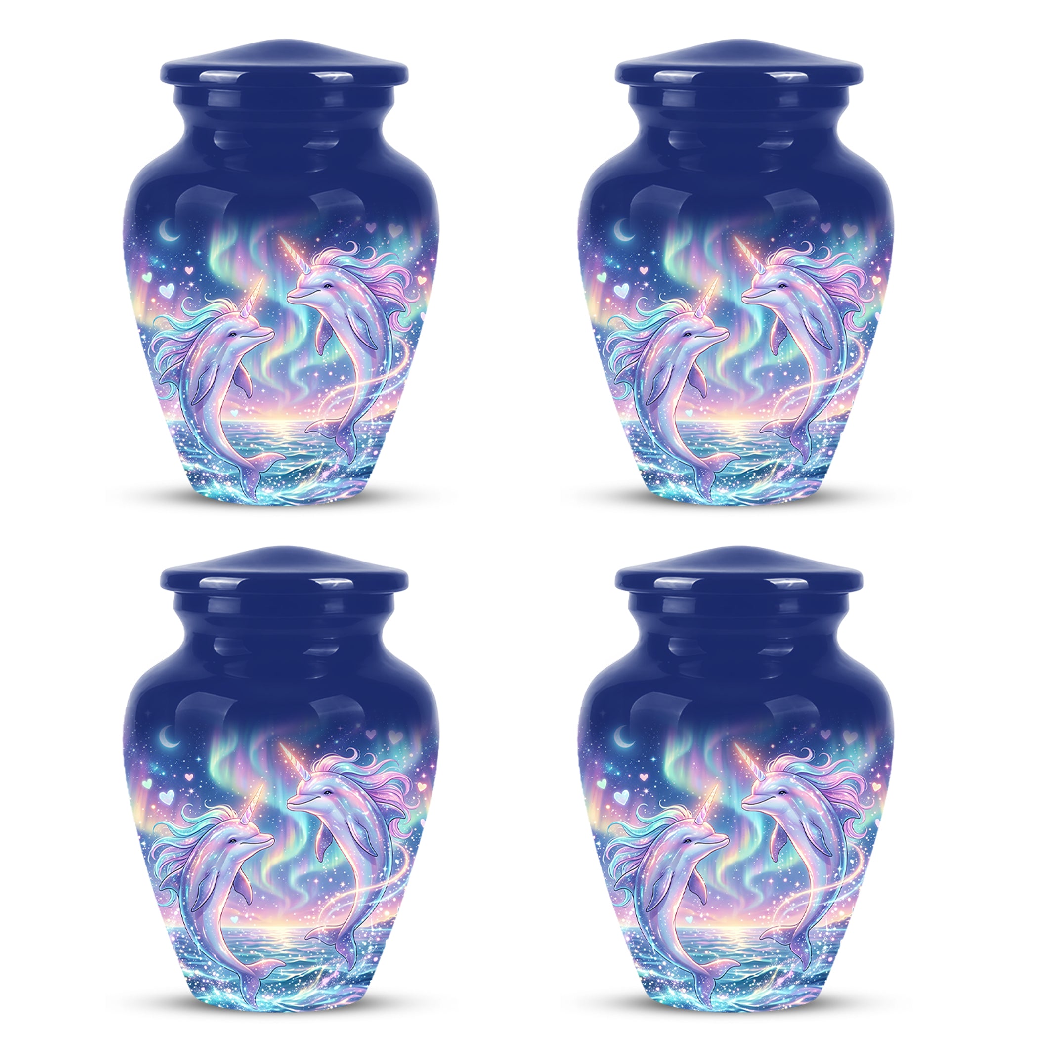 Baby Dolphin Cremation Urn - Personalized Artistic Urns For Human Ashes