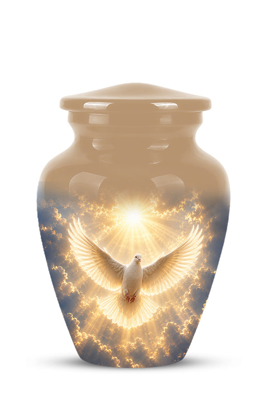 Flying Dove Cremation Urn - Custom Handcrafted Urn For Human Ashes