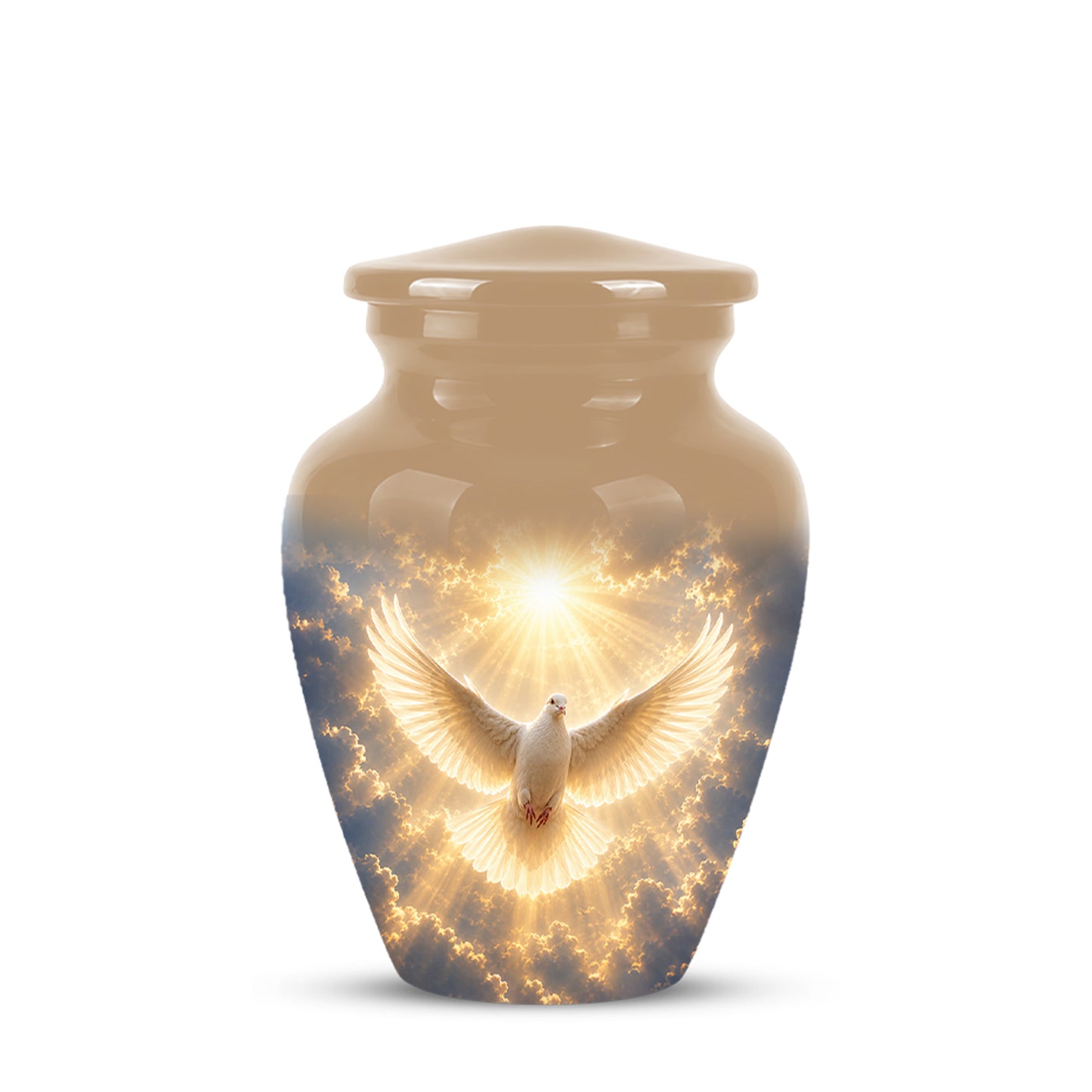 Flying Dove Cremation Urn - Custom Handcrafted Urn For Human Ashes