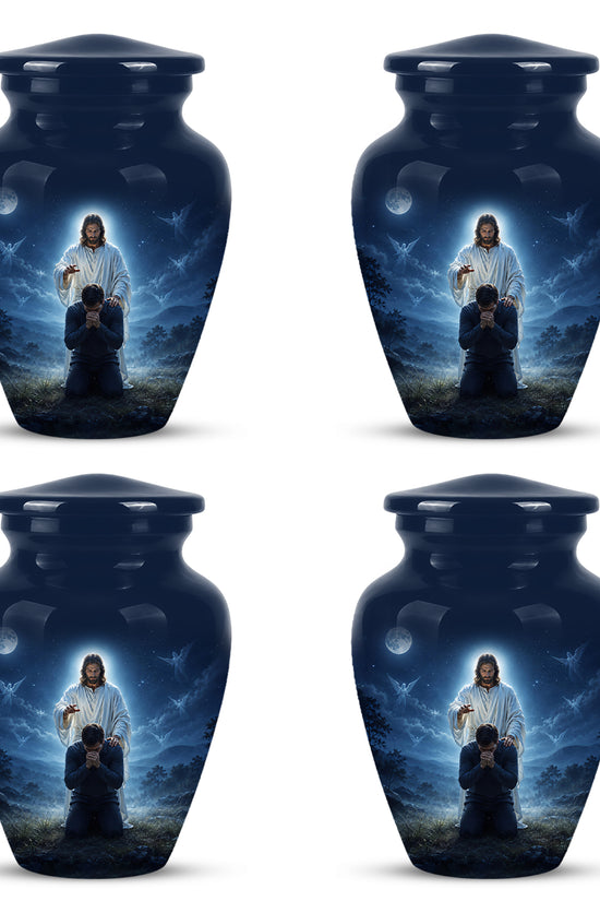Jesus In Gethsemane Cremation Urn - Spiritual Urns To Tribute Ashes