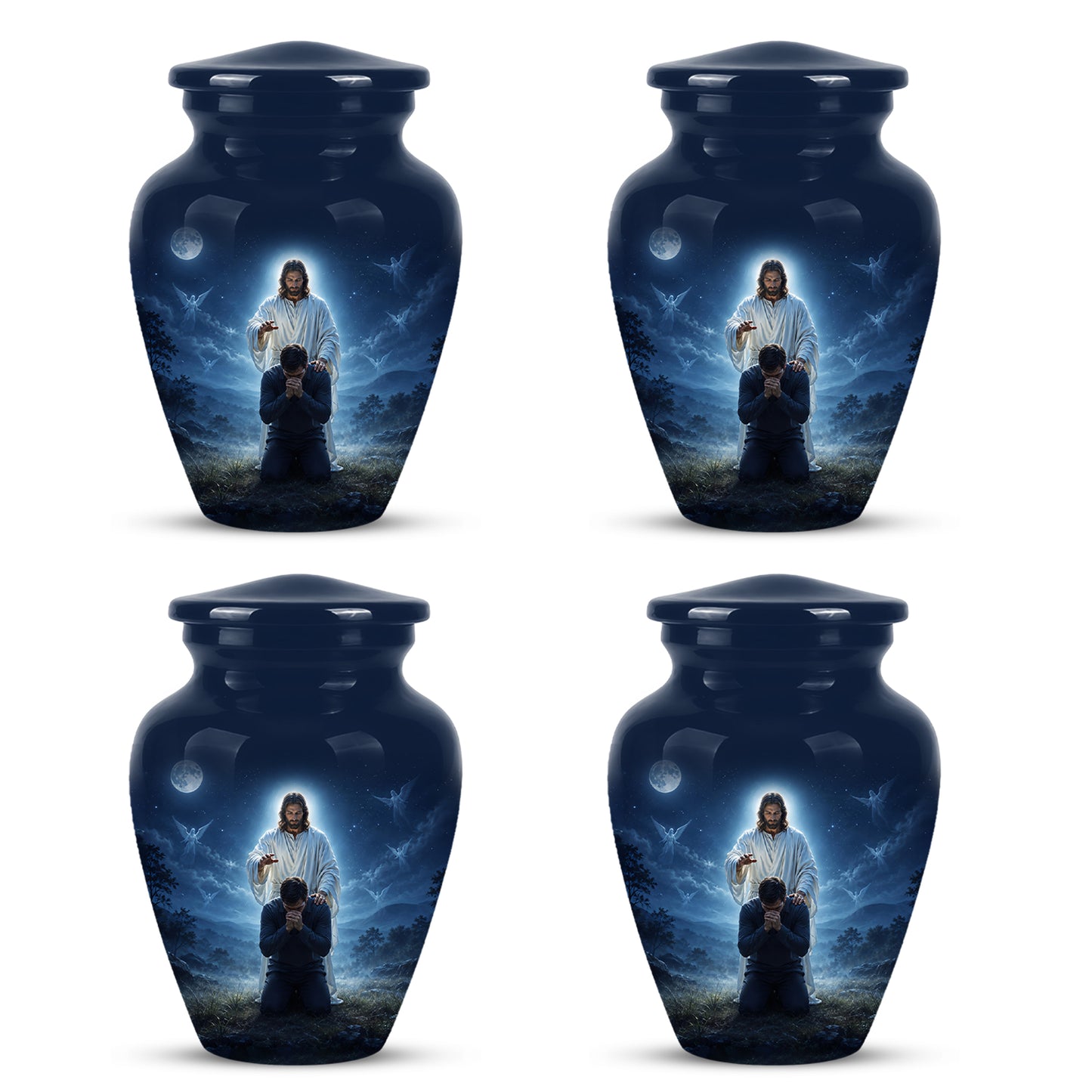 Jesus In Gethsemane Cremation Urn - Spiritual Urns To Tribute Ashes