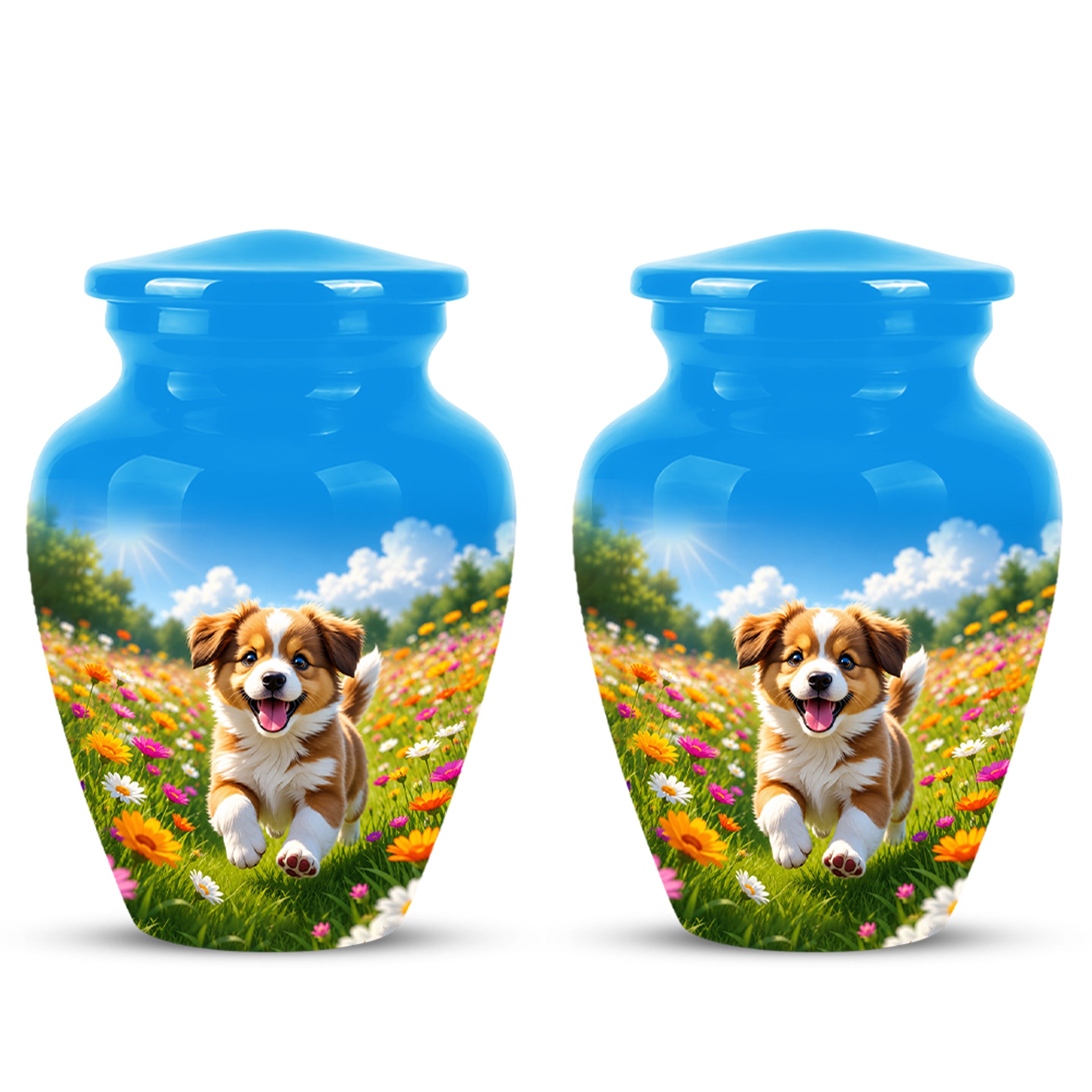 Personalized Dog Cremation Urn - Handcrafted Memorial Urns For Pet Ashes