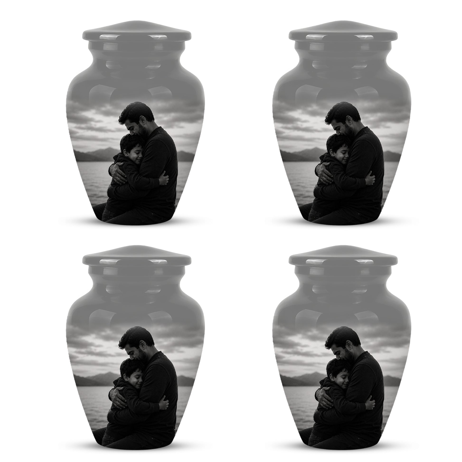 Personalized Father Cremation Urn - Memorial Tribute Urns For Fathers