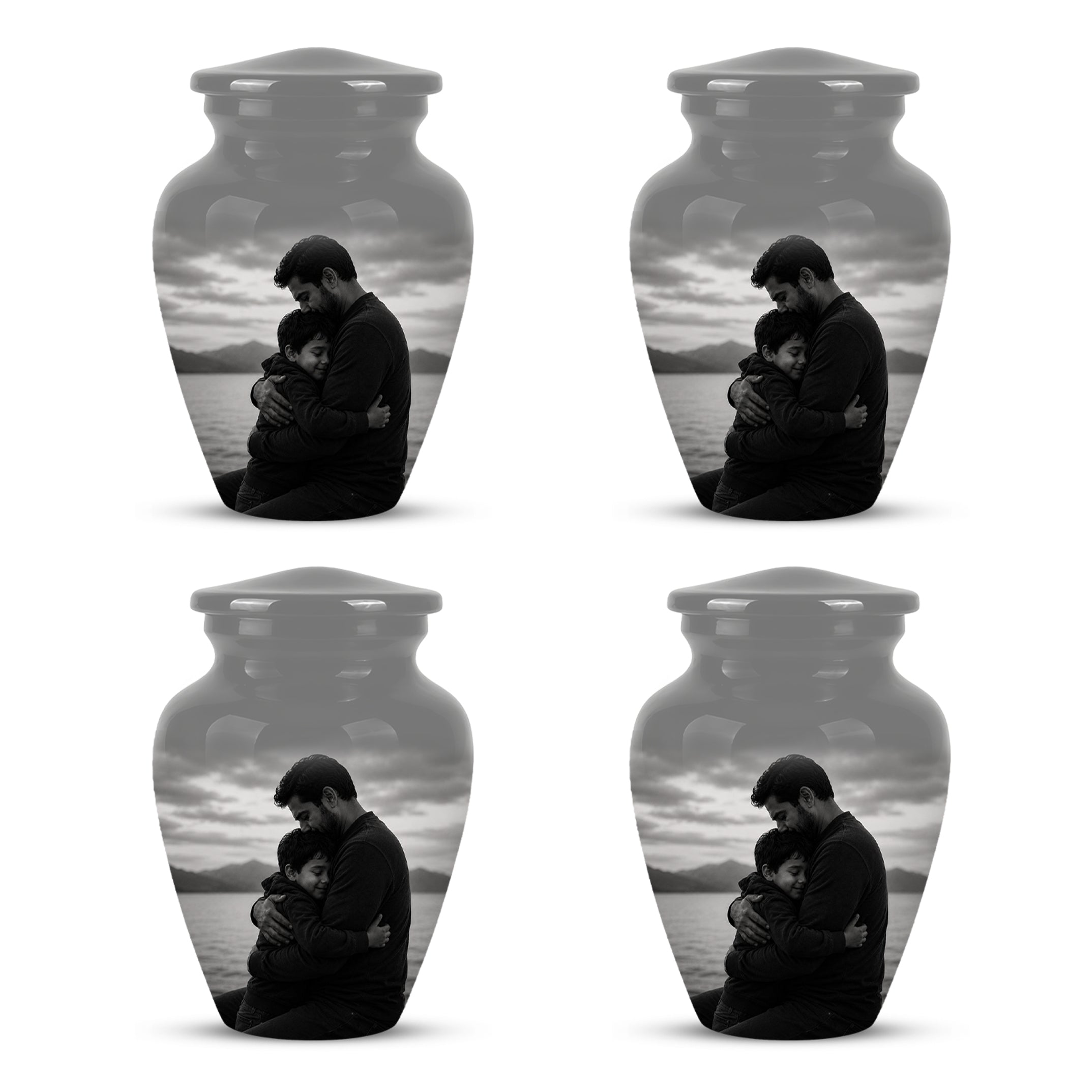 Personalized Father Cremation Urn - Memorial Tribute Urns For Fathers