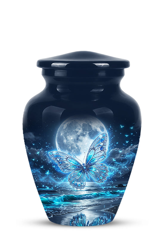 Beautiful Butterfly Burial Urn - Custom Memorial Urns For Women Ashes