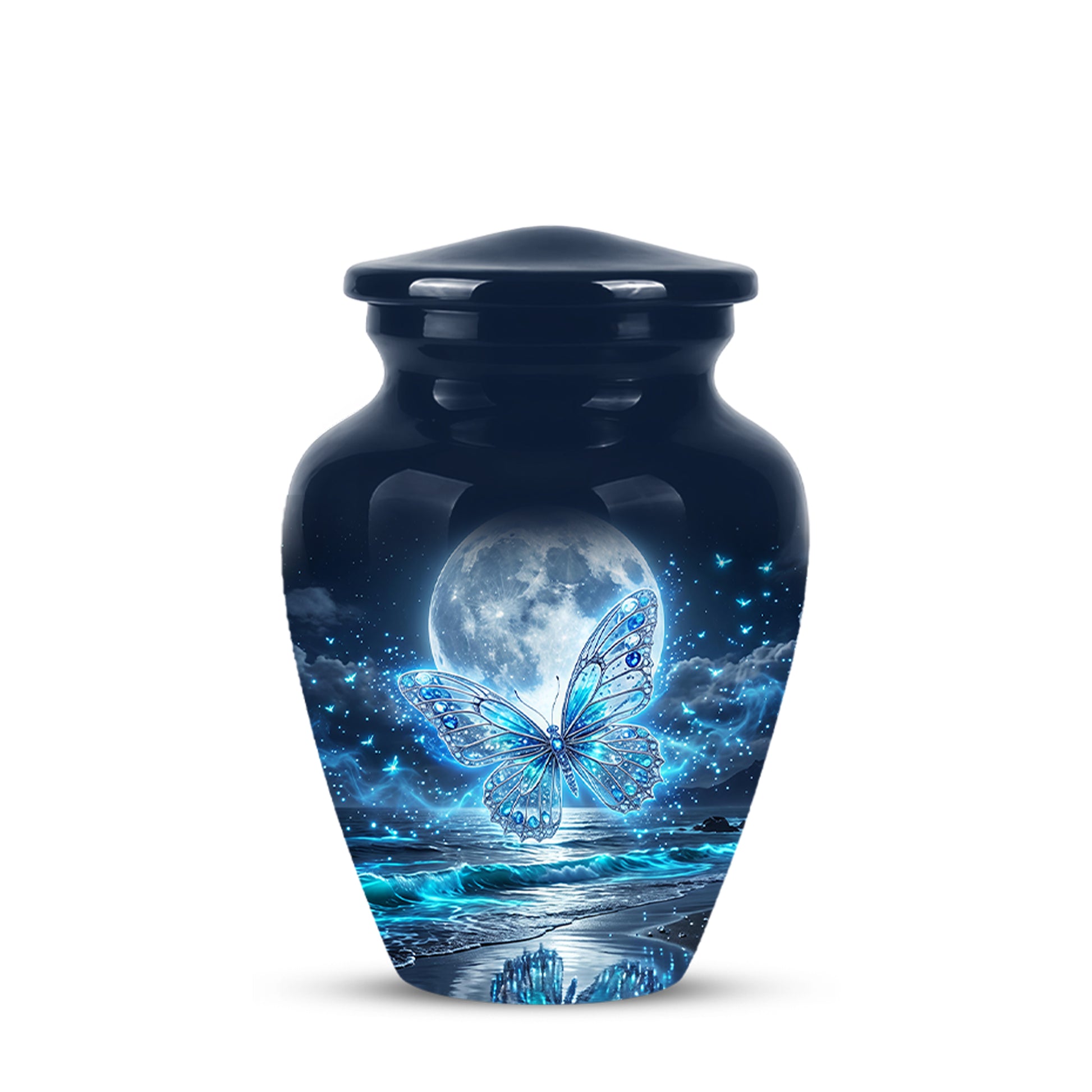 Beautiful Butterfly Burial Urn - Custom Memorial Urns For Women Ashes
