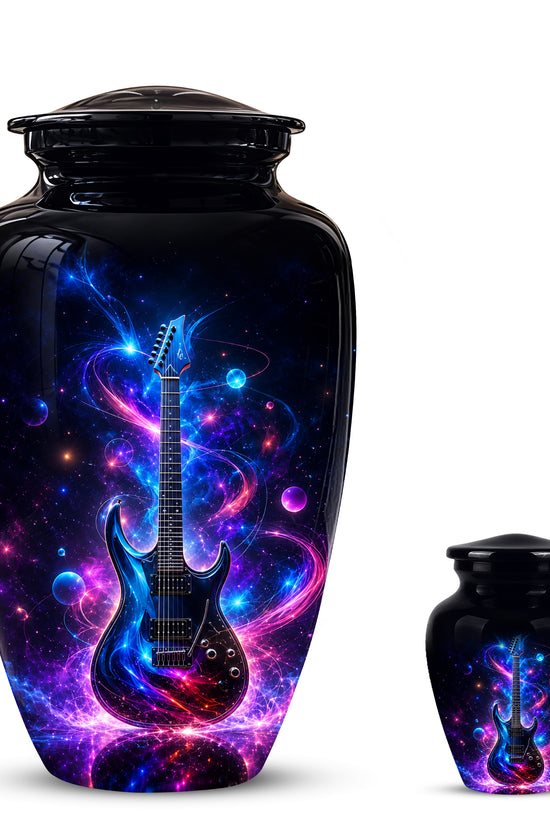 Electric Guitar Cremation Urn - Guitar Memorial Urns For Music Lovers