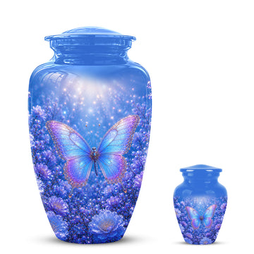 10 inch Large Urn with 1 Keepsake 3 inch