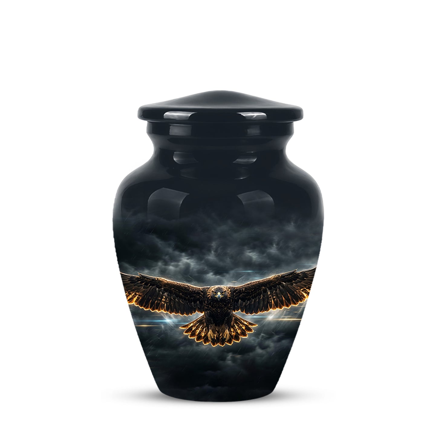 Flying Eagle Memorial Urn - Handcrafted Custom Urns For Human Ashes