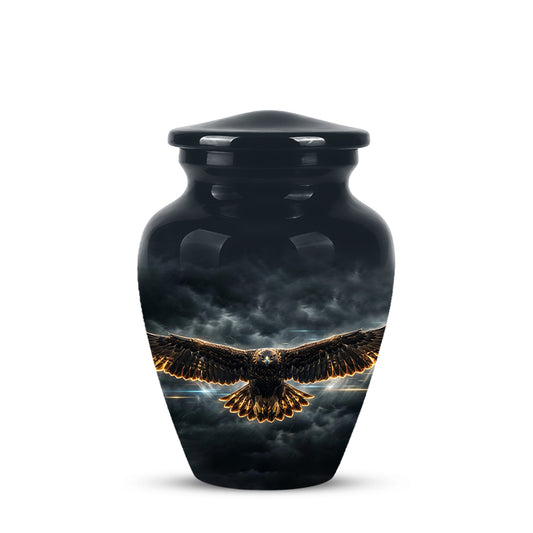 Flying Eagle Memorial Urn - Handcrafted Custom Urns For Human Ashes